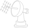 Free Stock Photo: Illustration of a satellite dish
