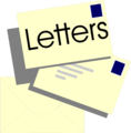 Free Stock Photo: Illustration of a stack of letters