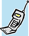 Free Stock Photo: Illustration of a cell phone