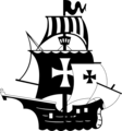 Free Stock Photo: Illustration of a pirate ship