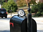 Free Stock Photo: A mailbox on a street