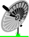 Free Stock Photo: Illustration of a satellite dish