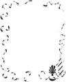 Free Stock Photo: Illustration of a blank party themed frame border