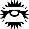 Free Stock Photo: Illustration of a telephone silhouette