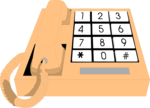 Free Stock Photo: Illustration of a telephone