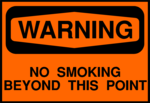 Free Stock Photo: Illustration of a no smoking warning sign