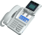 Free Stock Photo: Illustration of a telephone with a video screen