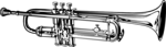 Free Stock Photo: Illustration of a trumpet