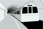 Free Stock Photo: Illustration of a subway train