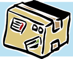 Free Stock Photo: Illustration of a postal package