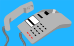 Free Stock Photo: Illustration of a telephone