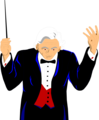 Free Stock Photo: Illustration of a conductor