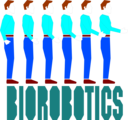 Free Stock Photo: Illustration of a group of men and biorobotics text