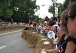 Free Stock Photo: Spectators along the race track at the 2009 Red Bull Soap Box Derby in Atlanta, Georgia