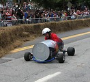 Free Stock Photo: A race car at the 2009 Red Bull Soap Box Derby in Atlanta, Georgia