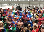 Free Stock Photo: A group of superheroes in costume at Dragoncon 2009 in Atlanta, Georgia