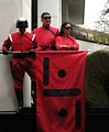 Free Stock Photo: A group in V costumes at Dragoncon 2009 in Atlanta, Georgia