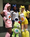 Free Stock Photo: Beautiful girls in Care Bear costumes at Dragoncon 2009 in Atlanta, Georgia