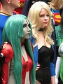 Free Stock Photo: A group of superheroes in costume at Dragoncon 2009 in Atlanta, Georgia