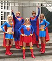 Free Stock Photo: A group of women in Supergirl costumes at Dragoncon 2009 in Atlanta, Georgia