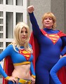 Free Stock Photo: A group of women in Supergirl costumes at Dragoncon 2009 in Atlanta, Georgia