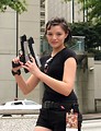 Free Stock Photo: A beautiful girl in a Lara Croft costume at Dragoncon 2009 in Atlanta, Georgia