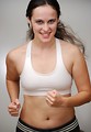 Free Stock Photo: A beautiful young woman exercising