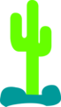 Free Stock Photo: Illustration of a tall green cactus