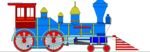 Free Stock Photo: Illustration of a steam locomotive train