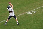 Free Stock Photo: A high school football player making a catch