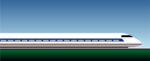 Free Stock Photo: Illustration of a bullet train
