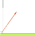 Free Stock Photo: Illustration of an arrow at an angle
