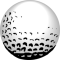Free Stock Photo: Illustration of a golf ball