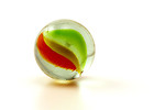 Free Stock Photo: A marble isolated on a white background